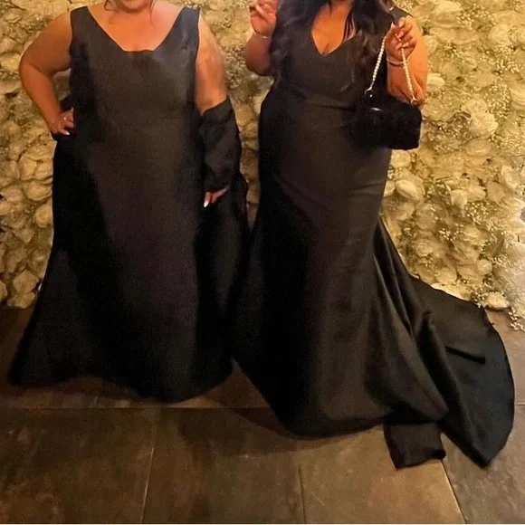 Bari Jay | Dresses | Bari Jay Bow Evening Gown Bridesmaid Dress | Poshmark